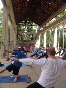 Yoga de graça! Todo domingo 09h na Serraria do Parque Ibirapuera! É demais